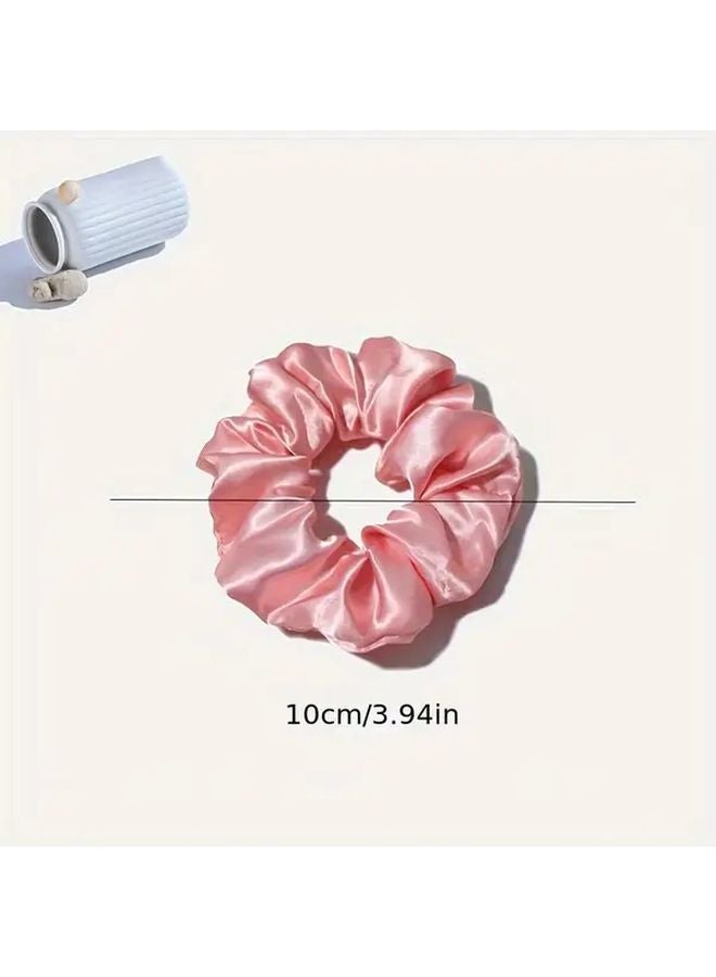 30 Pcs Random Color Large Scrunchie Set High Elasticity Hair Ties For Women - Image 4
